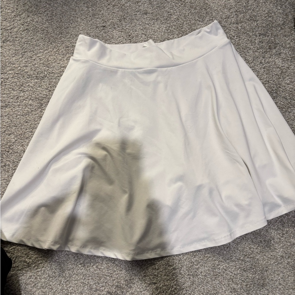 Fabletics Classic White Skater Skirt